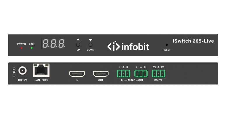 AV-стример Infobit iSwitch 265-Live 1080P60 AV Streamer